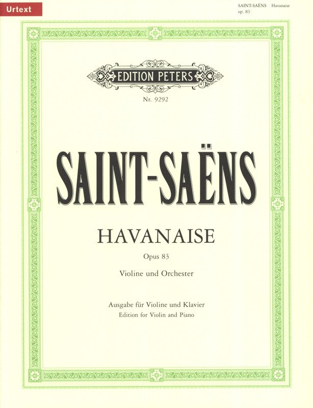 Saint-Saens - Havanaise Op 83 Violin/piano
