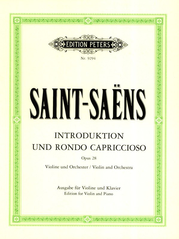 Introduction and Rondo Capriccioso Op 28 Violin/piano