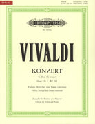 Concerto Op 7 Bk 2 No 2 G Rv 299 Vln/pno Urtext