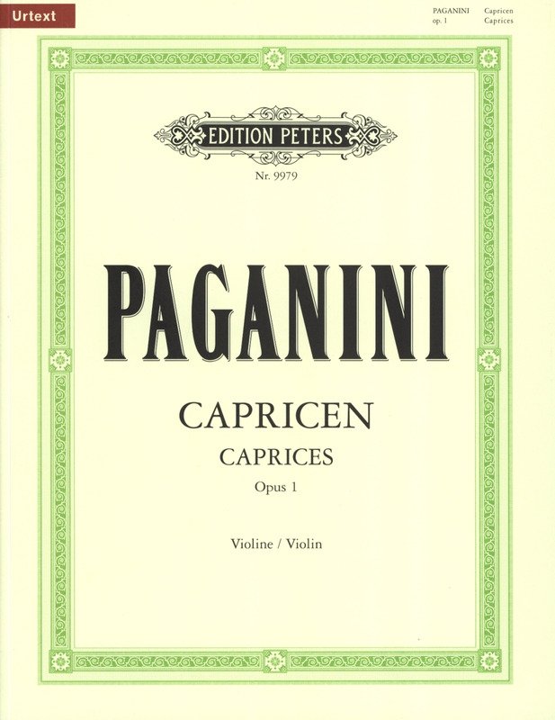 Paganini - 24 Caprices Op 1 Violin Solo Urtext