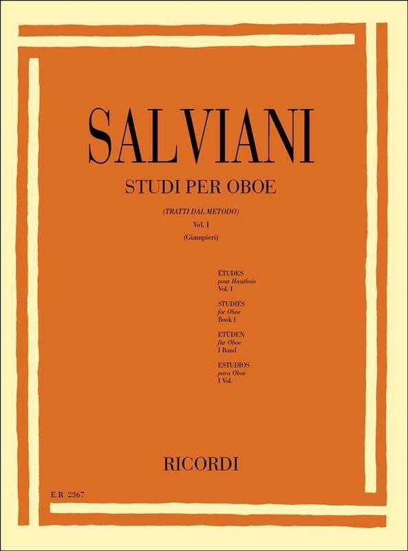 Salviani - Studies for Oboe Vol 1