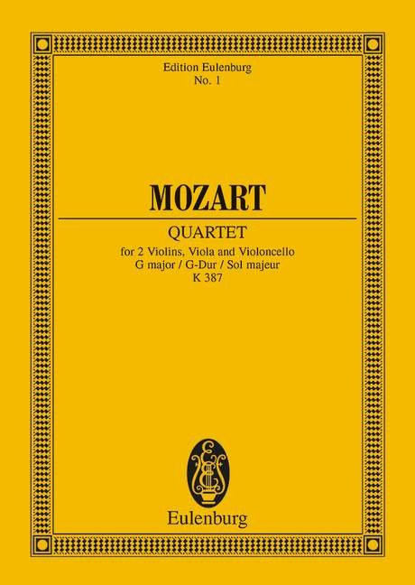 Mozart - String Quartet G Major K 387 Study Score