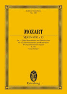 Mozart - Serenade a 13 No 10 B Flat Major K 361 Study Score