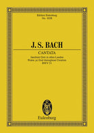 Bach - Cantata No 51 Bwv 51 Study Score