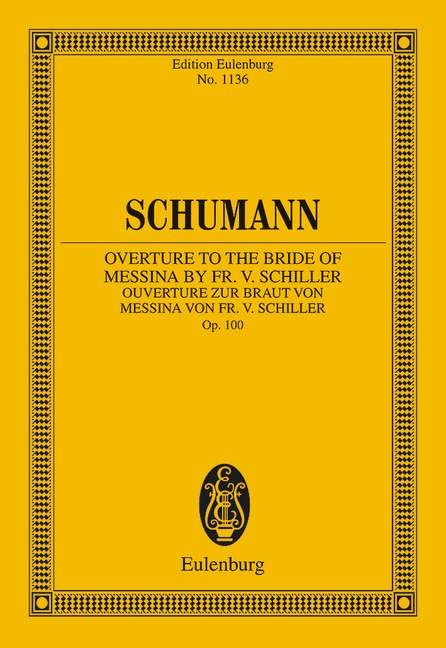 Schumann - Overture to the Bride Messina Op 100 Study Score