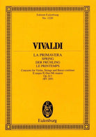 Vivaldi - Four Seasons Op 8/1 Rv 269 / Pv 241 Study Score
