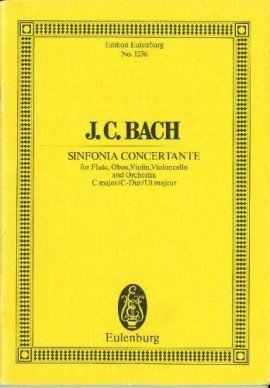 Jc Bach - Sinfonia Concertante C Major Study Score