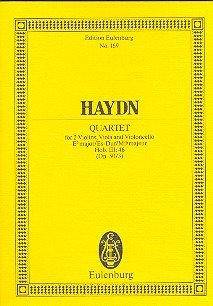 Haydn - String Quartet E Flat Major Op 50/3 Study Score