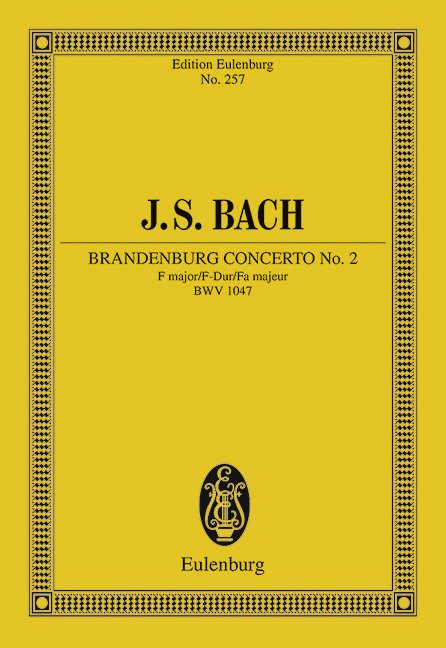 Brandenburg Concerto No 2 F