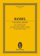 Handel - Concerto Grosso C Major Hwv 318 Study Score