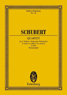 Schubert - Quartet a Minor Op 29 D 804 Study Score