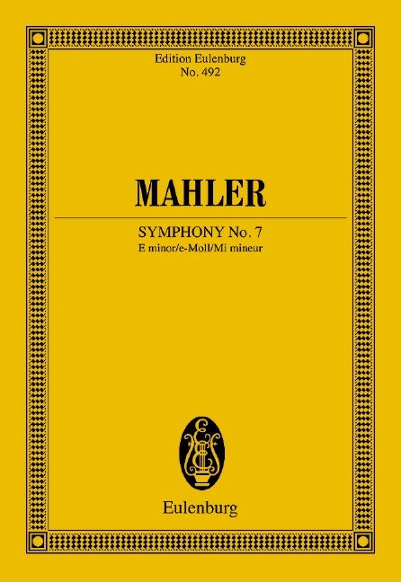 Mahler - Symphony No 7 E Minor Study Score