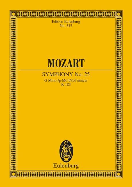 Mozart - Symphony No 25 G Minor K 183 Study Score