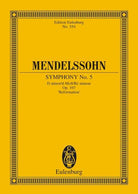 Mendelssohn - Symphony No 5 D Minor Op 107 Study Score