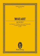 MOZART - CLARINET QUINTET A K 581 STUDY SCORE