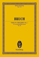 Bruch - Violin Concerto No 1 G Min Op 26 Study Score