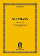 Schumann - String Quartet a Major Op 41/3 Study Score