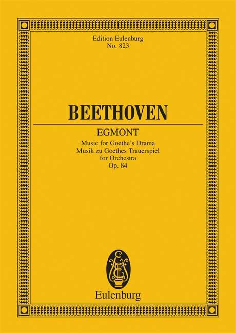 Beethoven - Egmont Op 84 Study Score