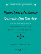Tchaikovsky - Souvenir Dun Lieu Cher Violin/piano