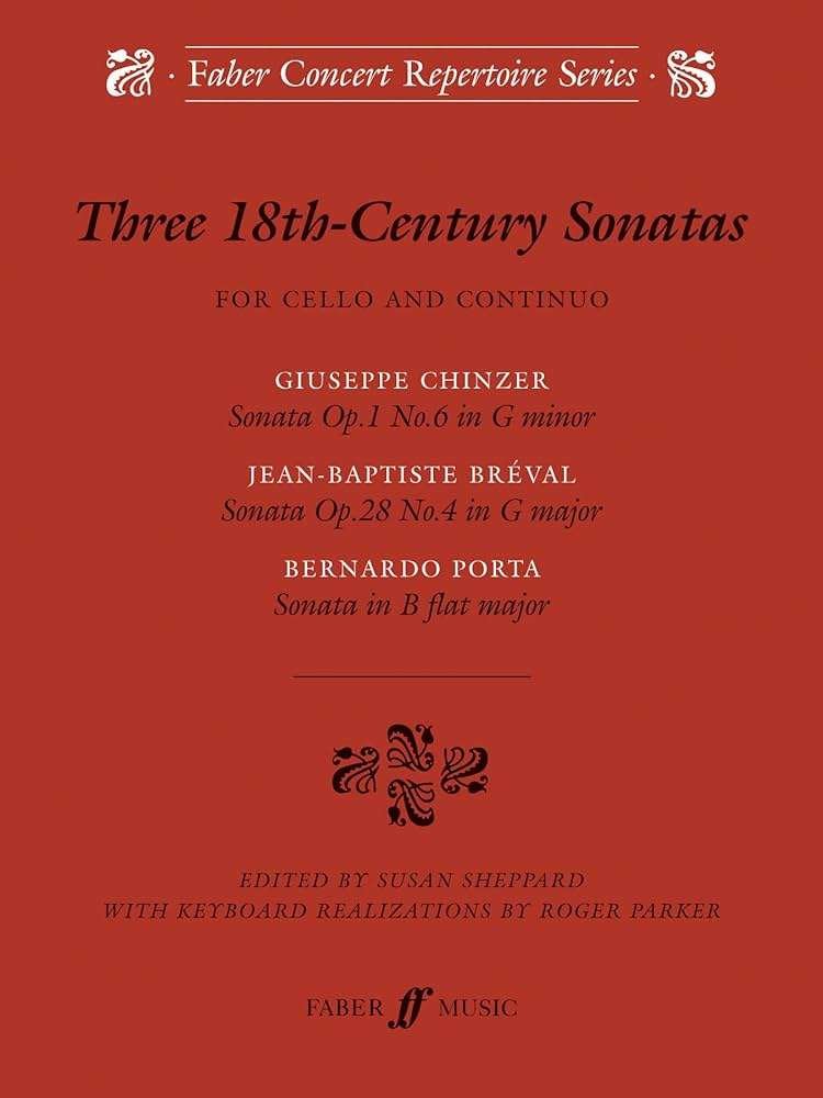 Three 18th Century Sonatas for Cello/piano
