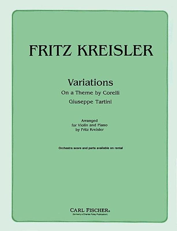 Tartini - Variations on a Theme by Corelli Violin/piano