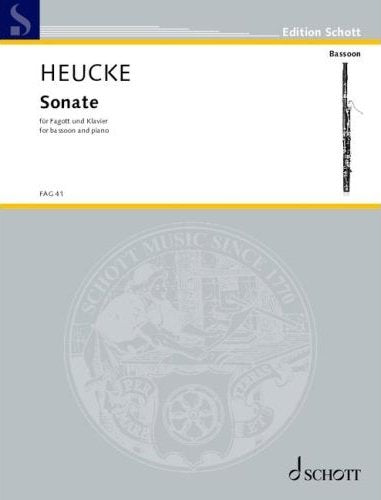 Heucke - Sonata Op 114 No 4 for Bassoon/piano