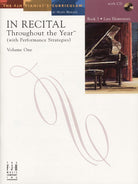 In Recital Throughout the Year Vol 1 Bk 3 Bk/cd