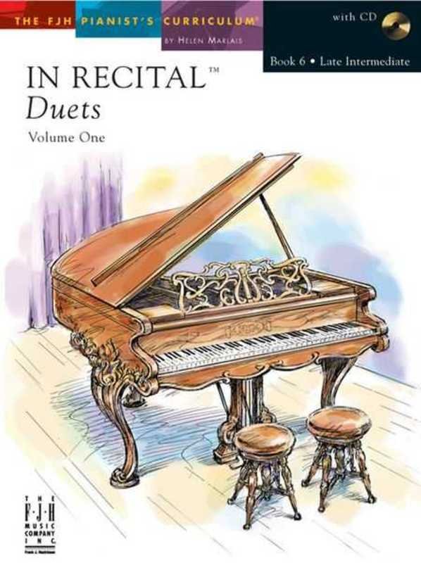 In Recital Duets Vol 1 Bk 6 Bk/cd
