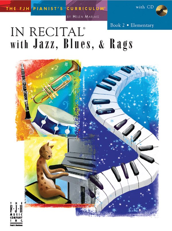 In Recital With Jazz Blues and Rags Bk 2 Bk/cd