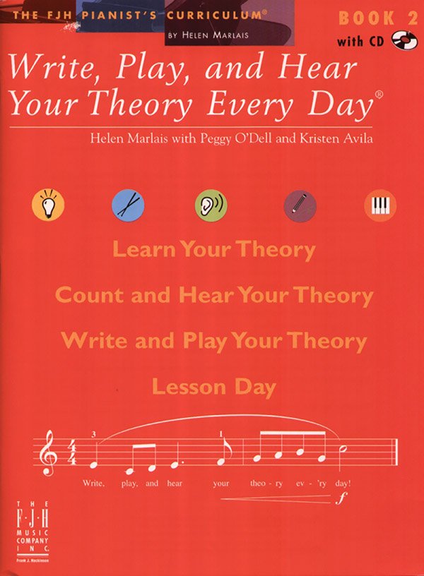 Write Play and Hear Your Theory Bk 2 Bk/cd