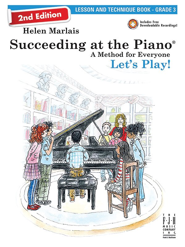 Succeeding at the Piano Gr 3 Lesson & Technique Book Bk/ola