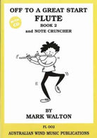 OFF TO A GREAT START FLUTE BK 2 W/NOTE CRUNCHER BK/CD