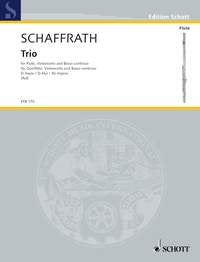 Schaffrath - Trio D Major Flute/cello/basso Continuo