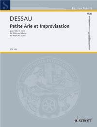 Dessau - Petite Aire Et Improvisation for Flute/piano