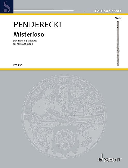 Penderecki - Misterioso for Flute/piano