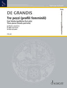 Grandis - 3 Pieces (female Portraits) for Flute/piano