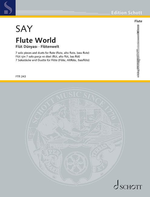 Say - Flute World Op 84 7 Solo Pieces and Duets