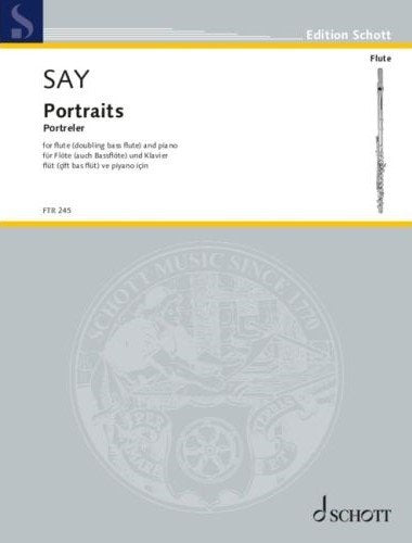 Say - Portraits Op 101 for Flute (doubling Bass Flute)/piano