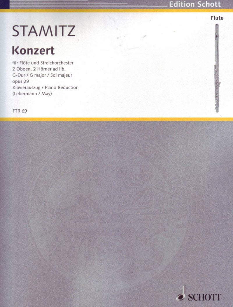 Stamitz - Concerto G Major Op 29 Flute/piano