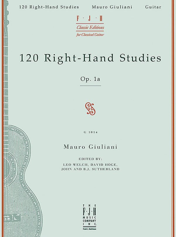 Giuliani - 120 Right Hand Studies Op 1a for Guitar