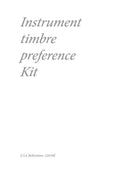 Instrument Timbre Preference Test Kit