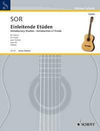 Sor - Introductory Studies Op 60 for Guitar