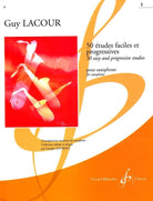LACOUR - 50 EASY AND PROGRESSIVE STUDIES BK 1 SAX
