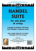 Handel Suite for Solo Piano and Strings Sc/pts