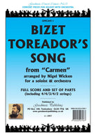 Toreadors Song for Soloist and Orchestra Sc/pts