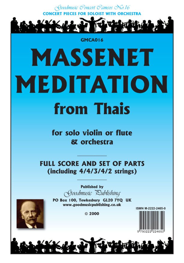 Meditation From Thais Solo Violin or Flute/orchestra Sc/pts