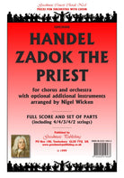 Zadok the Priest for Chorus and Orchestra Sc/pts