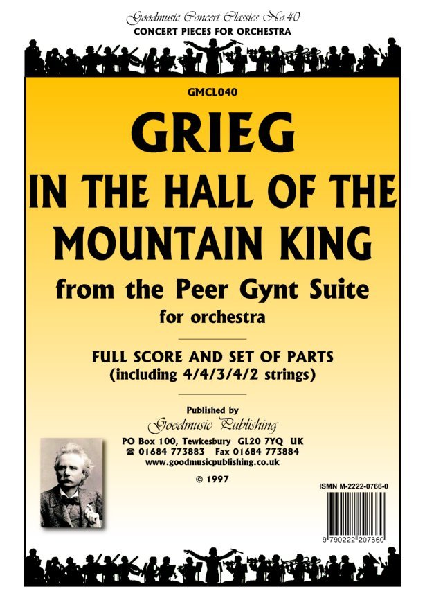 In the Hall of the Mountain King for Orchestra Sc/pts
