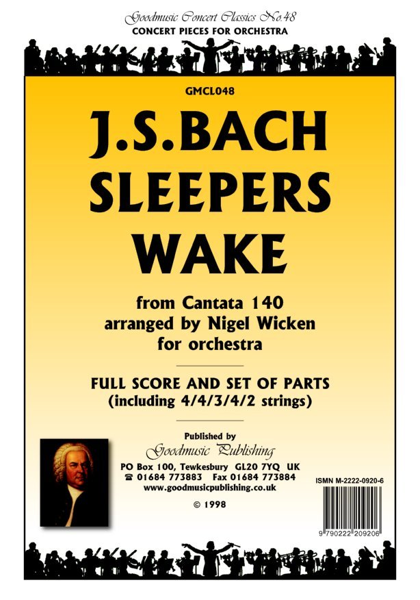 Sleepers Wake for Orchestra Sc/pts