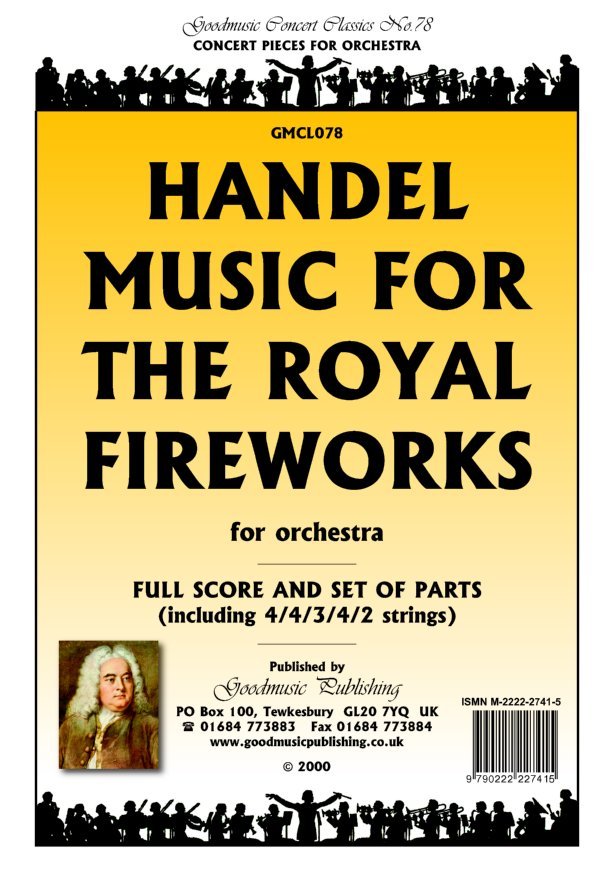 Music for the Royal Fireworks for Orchestra Sc/pts
